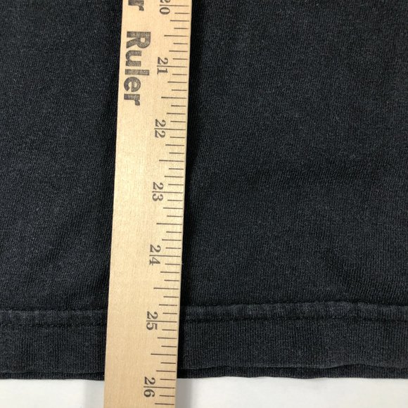 Vintage Element Skateboards Shirt Men's Small Black Faded Cursive Spell Out Logo - Picture 9 of 10